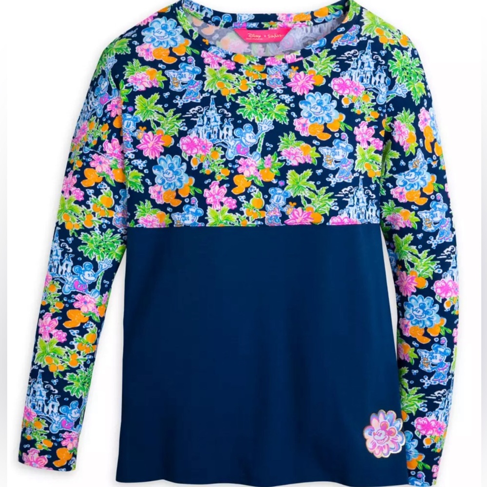 Mickey and Minnie Mouse Finn Long Sleeve T-Shirt by Lilly Pulitzer
